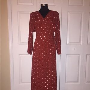 Polka Dot Wrap Dress